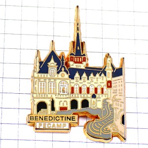 ピンバッジ・お酒ベネディクティン修道院 BENEDICTINE PALAIS FECAMP FRANCE