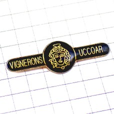 ピンバッジ・バッカス酒の神様ワイン葡萄酒