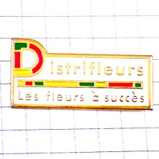 ピンバッジ・花を配るアルファベットＤ