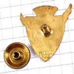 ピンバッジ・ワシ鷲イーグル紋章アルファベットTN王冠