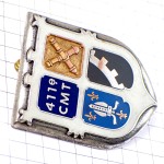 ブローチ・第411領土装備中隊フランス軍ミリタリー歯車ミサイル