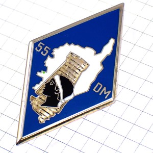 ブローチ・コルシカ島ミリタリー第55軍師団フランス軍