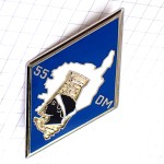 ブローチ・コルシカ島ミリタリー第55軍師団フランス軍