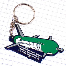 キーホルダー・ミサイル第61砲兵連隊フランス軍ミリタリー緑色の武器 キーホルダー・ミサイル第61砲兵連隊フランス軍ミリタリー緑色の武器
