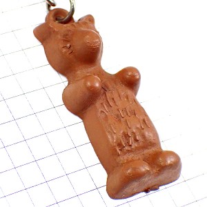 キーホルダー・小熊クマ型のチョコレートお菓子 OURSON BONCOLA FRANCE