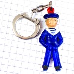 キーホルダー・セーラー服の水兵さん男の子 NAVY MARIN MATELOT SAILOR FRANCE