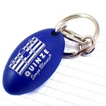 キーホルダー・ラグビー球スポーツ青ブルー紺色 RUGBY FRANCE