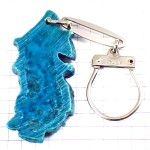 キーホルダー・マヤ文明ヒスイ仮面翡翠風パカル大王メソアメリカ