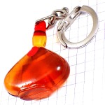 キーホルダー・アルマニャック酒ブランデー瓶ボトル型