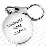 キーホルダー・自転車サイクリング銀色シルバー