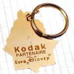キーホルダー・コダック白雪姫ディズニー城パリのディズニーランド EURODISNEY KODAK PARIS FRANCE