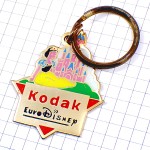 キーホルダー・コダック白雪姫ディズニー城パリのディズニーランド EURODISNEY KODAK PARIS FRANCE