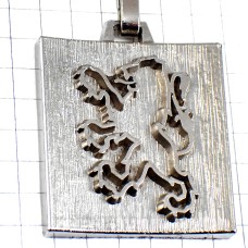 キーホルダー・プジョー車ライオン銀色シルバーエンブレム PEUGEOT FRANCE