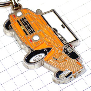 キーホルダー・シトロエン橙オレンジ色メアリ車オープンカー CITROEN-MEHARI FRANCE