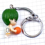 キーホルダー・黒子のバスケ漫画アニメ緑間真太郎バスケットボール