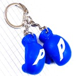 キーホルダー・ボクシング青いグローブ型ブルー BOXING GLOWES