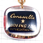 キーホルダー・エールフランス航空ブルボン社製ボーイング７０７ジェット機 AIR-FRANCE JET-AIR-FRANCE CARAVELLE BOEING-707 FRANCE