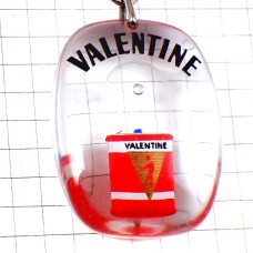 キーホルダー・ペンキの刷毛ブルボン社製ツール道具ハケ VALENTINE PAINTING BOURBON MOBILE FRANCE