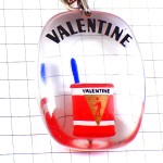 キーホルダー・ペンキの刷毛ブルボン社製ツール道具ハケ VALENTINE PAINTING BOURBON MOBILE FRANCE