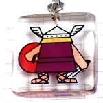 キーホルダー・バイキングの男ヴァイキング百合の紋章アンタール石油 GAULISH ANTAR BOURBON FRANCE