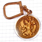 キーホルダー・サンクリストフォロ聖人トップ三角