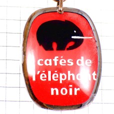 キーホルダー・カフェドレレファンノワール黒い象のコーヒー珈琲ゴールド金色カップ優勝杯 CAFES-DE-L-ELEPHANT-NOIR FRANCE BOURBON キーホルダー・カフェドレレファンノワール黒い象のコーヒー珈琲ゴールド金色カップ優勝杯 CAFES-DE-L-ELEPHANT-NOIR FRANCE BOURBON