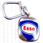 キーホルダー・プジョー金色ライオン車エッソ石油ゴールド PEUGEOT ESSO BOURBON FRANCE EXXONMOBIL USA