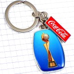 キーホルダー・サッカー女子ワールドカップ大会2019年コカコーラ