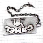 キーホルダー・キャメル煙草タバコ駱駝シルバー銀色 CAMEL USA