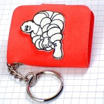 キーホルダー・メモ帳ミシュラン社ビバンダムくん白いキャラクター BIBENDUM MICHELIN FRANCE