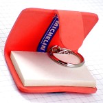 キーホルダー・メモ帳ミシュラン社ビバンダムくん白いキャラクター BIBENDUM MICHELIN FRANCE