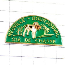 ピンバッジ・猟犬ハンティング狩猟イヌ鳥をくわえる ピンバッジ・猟犬ハンティング狩猟イヌ鳥をくわえる