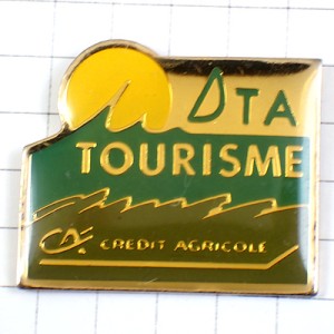 ピンバッジ・太陽クレディアグリコル銀行ツーリズム観光