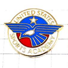 ピンバッジ・アメリカ/USAイーグル青い鷲スポーツアカデミー SPORTS-ACADEMY USA