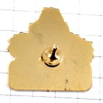 ピンバッジ・草むらの白いウサギ兎