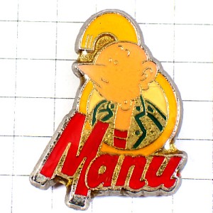 ピンバッジ・マニュ男の子キャラクター漫画バンドデシネBDフランクマルジュラン作