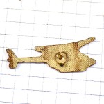 ピンバッジ・ヘリコプター緑カーキ色カナディアン CANADIAN