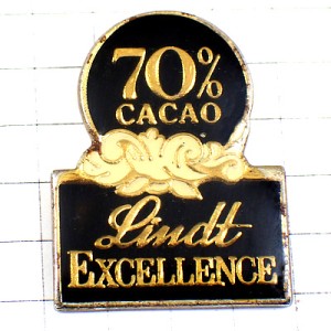 ピンバッジ・リンツ70％チョコレート高級 LINDT SWISS