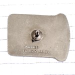 ピンバッジ・緑色の電話の受話器ケーブルコム