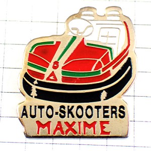 お買得ピンバッジ・遊園地の乗り物カート車マキシム MANEGE MAXIME SKOOTERS
