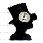 ピンバッジ・シンプソンズ一家バート男の子ニヤリと笑うサングラス眼鏡メガネ THE-SIMPSON