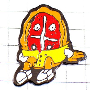 ピンバッジ・食べ物の男の子ロジェロポストお惣菜店 ROGER-ROPOSTE TRAITEUR FRANCE