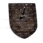 ピンバッジ・アンティークの武器の紋章ミリタリー