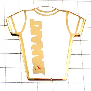 ピンバッジ・ダマール白いインナーＴシャツ洋服 DAMART FRANCE