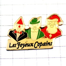 ピンバッジ・サンタクロースと友達 COPAINS  SNOWMAN SANTA-CLAUS FRANCE