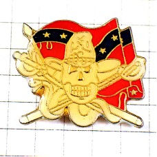 ピンバッジ・ドクロ骸骨スカル白い蛇アメリカ南軍の旗/USA米国 FLAG USA SKULL REBEL