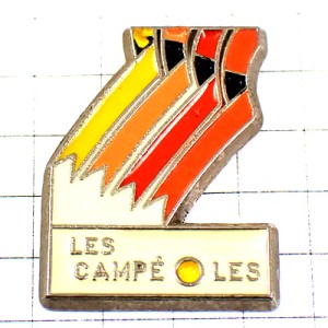 お買得ピンバッジ・ピンズ・暖色系のライン線