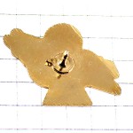 ピンバッジ・走る人の青い影ランナー