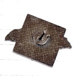 ピンバッジ・アダミ歌手の名前テキスタイル