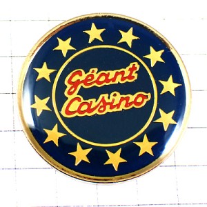 ピンバッジ・ジェアンカジノ店スーパーマーケット星の欧州旗EU欧州連合 GEANT-CASINO EUROPE FLAG ピンバッジ・ジェアンカジノ店スーパーマーケット星の欧州旗EU欧州連合 GEANT-CASINO EUROPE FLAG